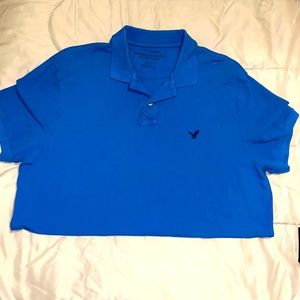 American Eagle Outfitters Polo, Blue, XL